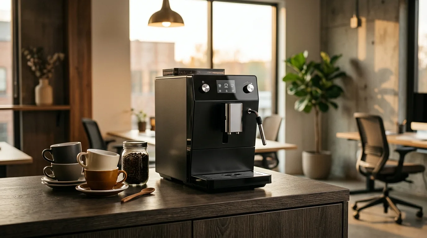 Cafetera superautomática para oficina pequeña